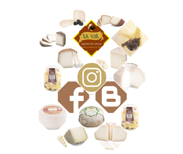 quesos la val, facebook, instagram, blog, blogger
